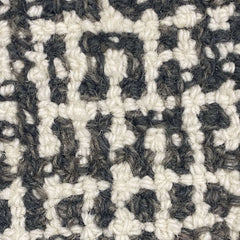 9' x 12' Gray Interwoven Maze Area Rug
