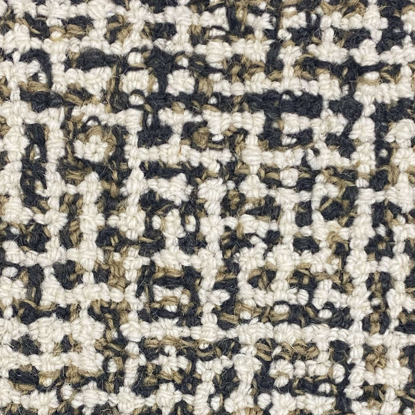 5' x 8' Charcoal Interwoven Maze Area Rug