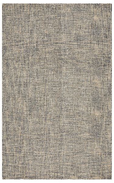 8' x 10' Charcoal Interwoven Maze Area Rug