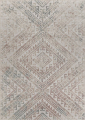 8' x 9' Gray Boho Chic Distressed Area Rug