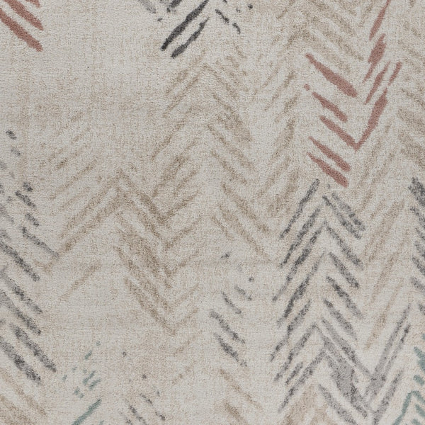 5' x 7' Ivory Eclectic Arrows Area Rug