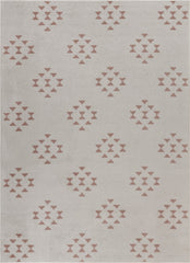 5' x 7' Tan and Beige Southwestern Area Rug