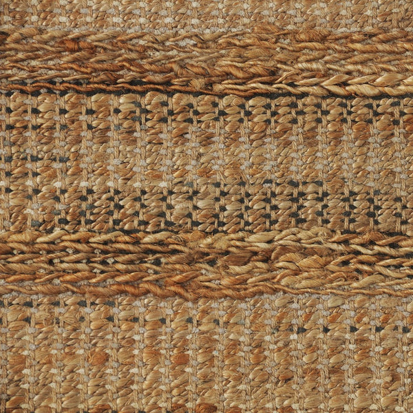 5' x 8' Tan and Gray Intricately Handwoven Area Rug