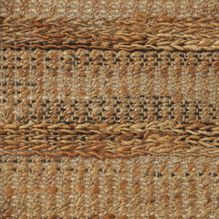 8' x 10' Tan and Gray Intricately Handwoven Area Rug