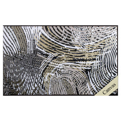 Abstract Fingerprint Pattern 2 Canvas Wall Art