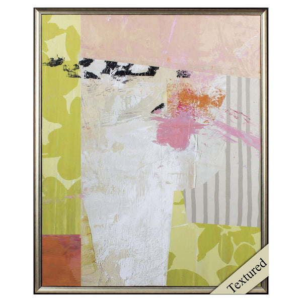 Pink and Peach Passion Abstract 1 Wall Art
