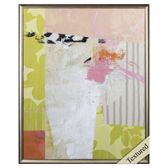 Pink and Peach Passion Abstract 1 Wall Art