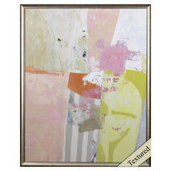 Pink and Peach Passion Abstract 2 Wall Art