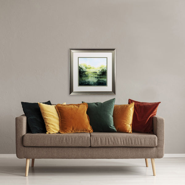 Greenery Watercolor Landscape 1 Wall Art