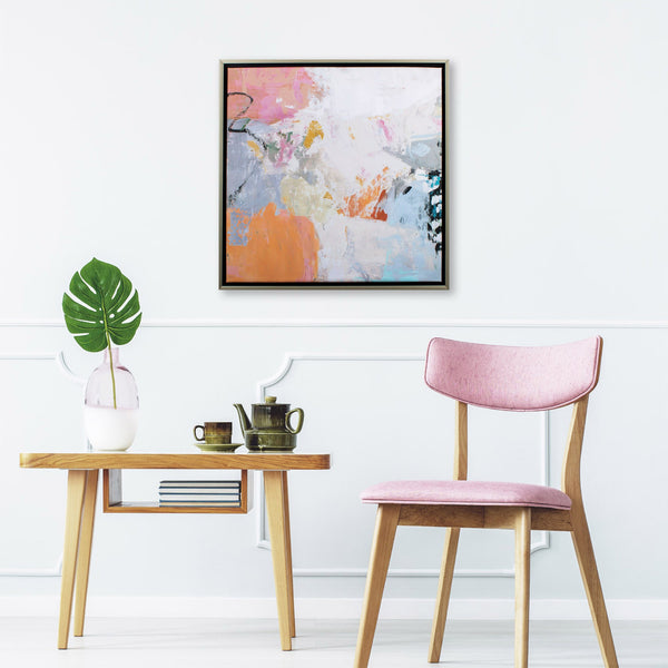 Rainbow Abstract Canvas Wall Art