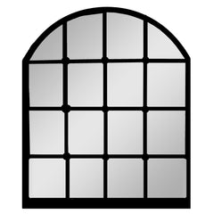 Modern Black Geometric Arch Wall Mirror