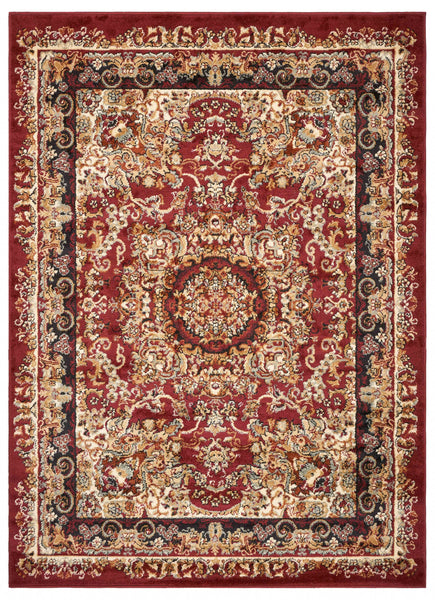 8' x 10' Red Royal Medallion Area Rug