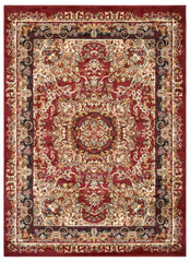 8' x 10' Red Royal Medallion Area Rug