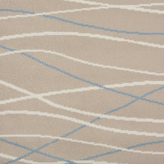 8' x 10' Gray Contemporary Waves Area Rug