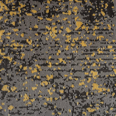 8' x 10' Gray and Yellow Abstract Sprinkle Area Rug