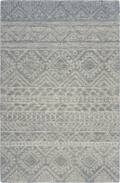 5' x 7' Light Gray Boho Chic Area Rug