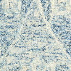 9' x 12' Blue and Ivory Interlacing Vines Area Rug