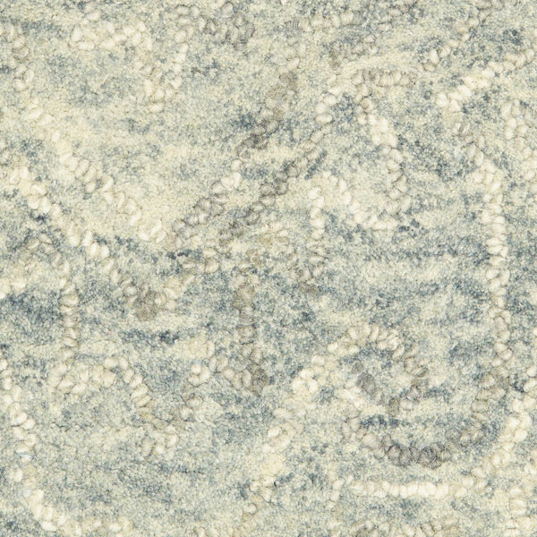 5' x 8' Sky Blue Floral Paradise Area Rug