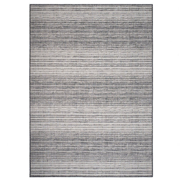 3' x 5' Gray Gradient Indoor Outdoor Area Rug