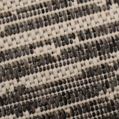 8' Round Gray Gradient Indoor Outdoor Area Rug