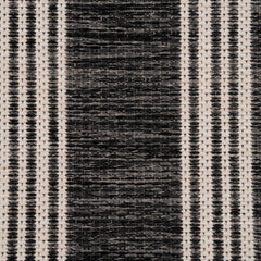 8' x 10' Gray Striped Indoor Outdoor Area Rug