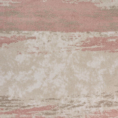 8' x 10' Blush and Beige Abstract Strokes Area Rug