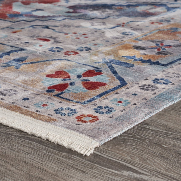 5' x 8' Multicolored Boho Chic Area Rug