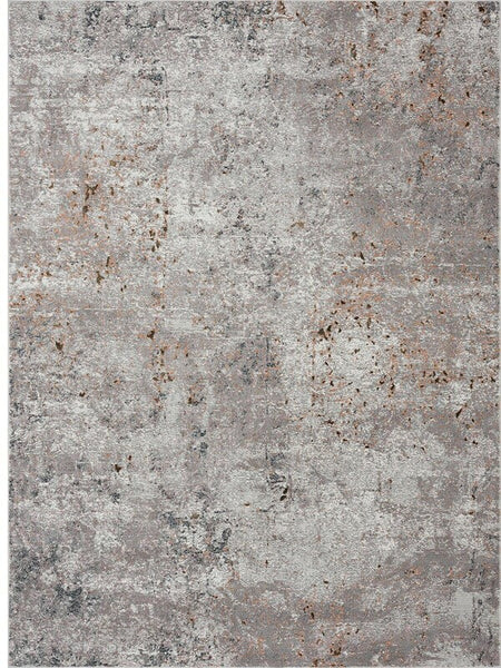 8' x 10' Light Gray Modern Abstract Area Rug