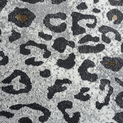 5' x 8' Black and Gray Animal Print Area Rug