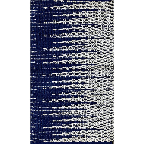 3' x 4' Blue and White Transition Area Rug