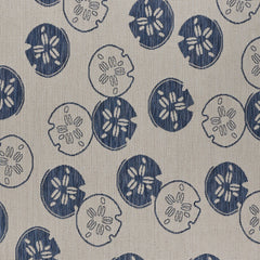 8' x 10' Navy Sand Dollar Indoor Outdoor Area Rug