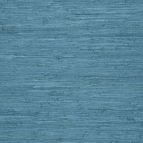 3' x 4' Blue and Tan Braided Border Area Rug