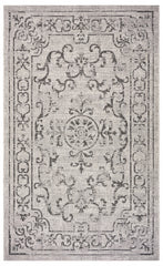 2' x 3' Grayscale Indoor Outdoor Scatter Rug