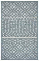 3' x 5' Blue Array Indoor Outdoor Area Rug