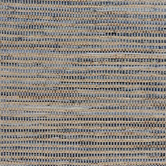 3' x 5' Blue and Beige Striped Area Rug