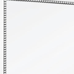 Silver Beaded Frame Mirror
