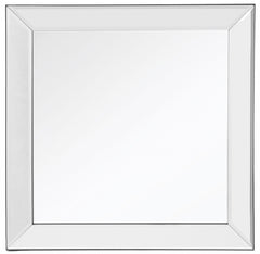 Square Wall Mounted Clear Mirror