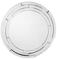 Silver 3D Framed Mirror