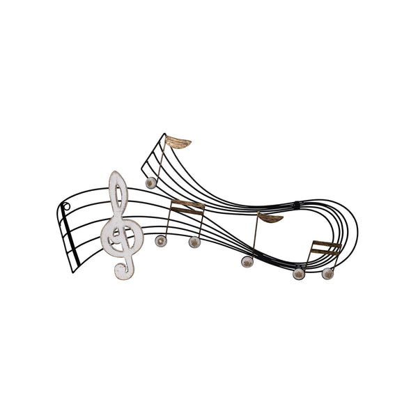 Metal Flowing Musical Bars Décor Piece
