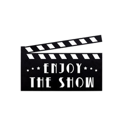 Black Metal Enjoy The Show Clapboard Wall Art