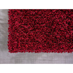 2' x 8' Burgundy Contemporary Runner Rug