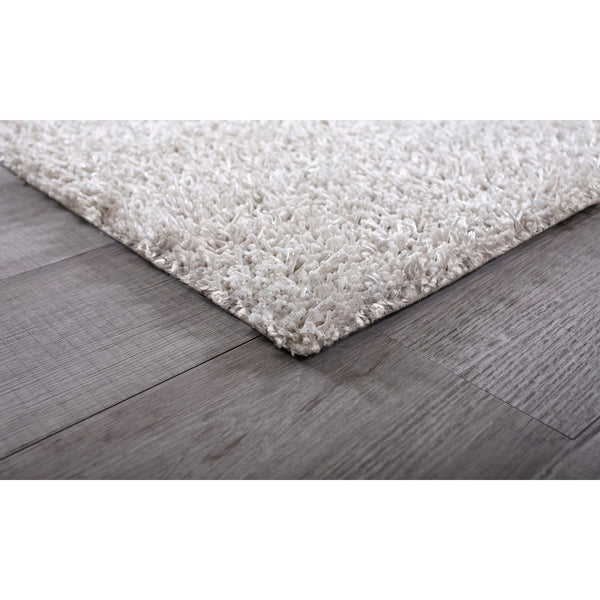 2' x 8' White Contemporary Runner Rug
