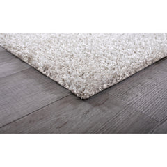 2' x 8' White Contemporary Runner Rug