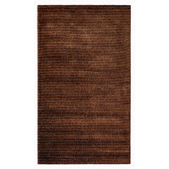 5' x 7' Brown Modern Shimmery Area Rug