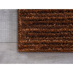 8' x 10' Brown Modern Shimmery Area Rug