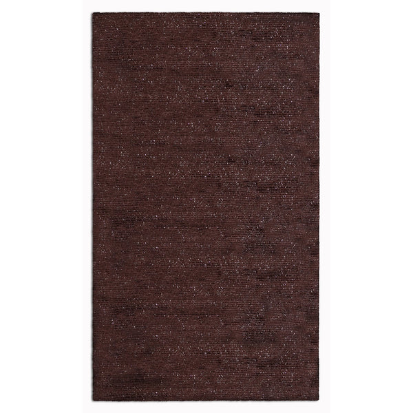 2' x 8' Dark Brown Modern Shimmery Runner Rug
