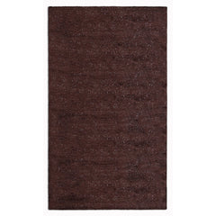5' x 7' Dark Brown Modern Shimmery Area Rug
