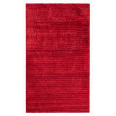 8' x 10' Red Modern Shimmery Area Rug