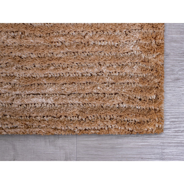 5' x 7' Beige Modern Shimmery Area Rug