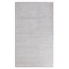 2' x 8' White Modern Shimmery Runner Rug